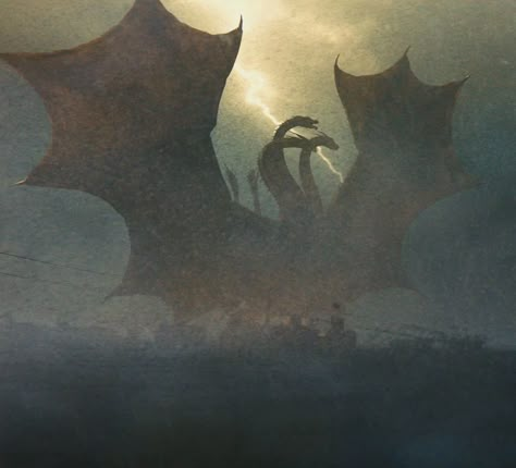 Godzilla Vs King Ghidorah, Red Hood Comic, Big Lizard, Godzilla 2, King Ghidorah, Godzilla Wallpaper, All Godzilla Monsters, Got Dragons, Komodo Dragon