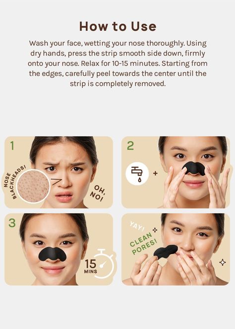 AOA Skin Charcoal Nose Strips 6 Pack Nose Peeling, Nose Pore Strips, Remove Blackheads From Nose, Acne Patches, Nose Pores, Blackheads On Nose, Pimple Patches, Prevent Pimples, Pore Strips