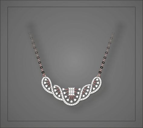 Tanmaniya Design Diamonds, Tanmaniya Design, Diamond Tanmaniya, Half Necklace, Diamond Pendant Jewelry, Diamond Mangalsutra, Diamond Pendants Designs, Jewellery Design Sketches, Jewelry Illustration