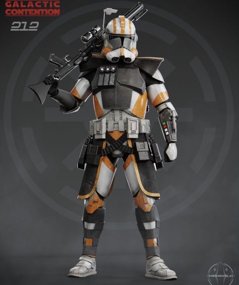 Star Wars Arc Trooper Art, Republic Commando Art, Custom Clone Trooper, Arc Trooper, Clone Trooper Armor, Clone Commandos, Republic Commando, Star Wars Background, Elite Squad