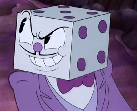 King Dice The Cuphead Show, King Dice Pfp, Cuphead King Dice, Rey Dado, Cuphead Drawings, Larva Cartoon, The Cuphead Show, Cuphead Show, Cuphead Art