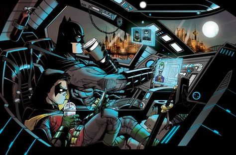 Damian chilling in the batmobile Son Of Batman, Univers Dc, Batman And Catwoman, Arte Dc Comics, Im Batman, Batman Universe, Damian Wayne, Tim Drake, Dc Memes