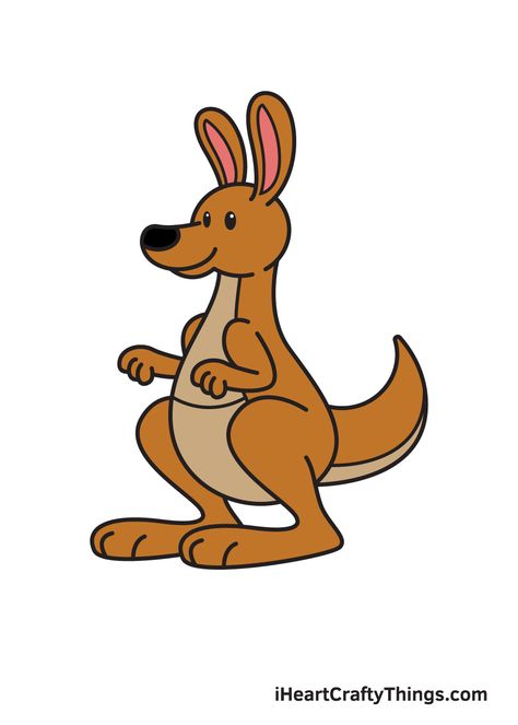 Draw A Kangaroo, Kangaroo Drawing, Crows Drawing, Drawing Legs, Drawing Realistic, Art Painting Tools, Bear Coloring Pages, Teddy Toys, Drawing Lessons