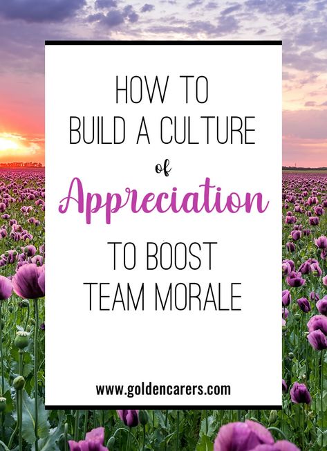 Ideas To Boost Staff Morale, Improve Team Morale, Moral Boosters At Work Team Building, Boost Staff Morale Nurses, Ways To Appreciate Employees, Work Team Meeting Ideas, Boosting Employee Morale Ideas, Team Building For Nurses, Boosting Workplace Morale