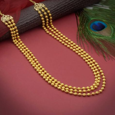 Latest Gold Necklace Set, Mohan Mala, Latest Gold Necklace, Maharashtrian Jewellery, Temple Jewellery Earrings, Choker Necklace Designs, Gold Earrings Models, Gold Mangalsutra Designs, Gold Jewelry Simple Necklace