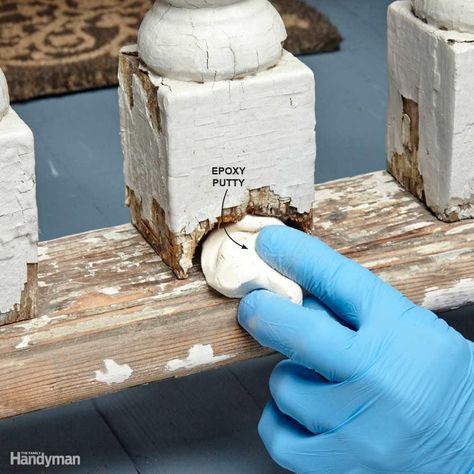 Wood With Epoxy, Epoxy Putty, Wood Repair, Home Fix, Small Stuff, Storing Paint, Furniture Repair, Diy Home Repair, Diy Repair