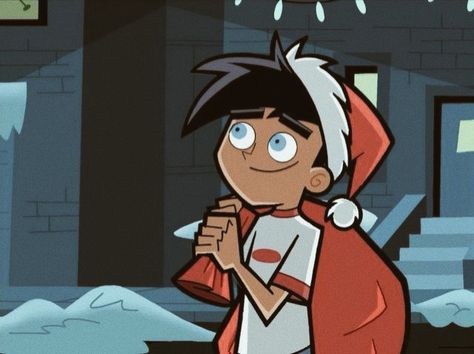 Cartoon Christmas Aesthetic, Danny Fenton, Molecular Structure, Cartoon Christmas, Danny Phantom, Main Character, Christmas Aesthetic, Nickelodeon, Turning