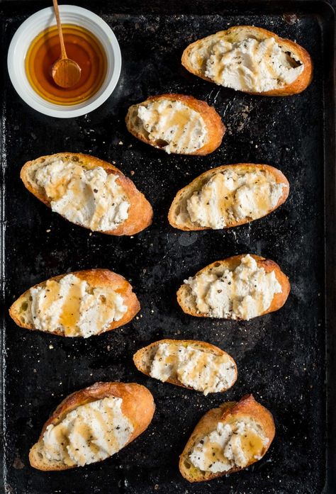 Ricotta Truffle Honey, Truffle Honey Appetizer, Whipped Ricotta Honey Truffle, Truffle Appetizer Recipes, Truffle Cheese Recipe, Truffle Honey Recipes, Honey Truffles, Truffle Dip, Hor Devours