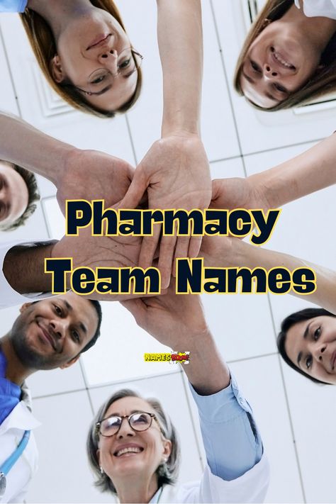 Pharmacy team names Group Chat Names, Group Names Ideas, Pharmacy Humor, Group Text, Pharmacy Student, Name Generator, Team Names, Cool Names, Teamwork