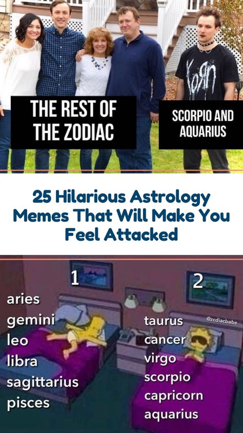 25 Funny Astrology Memes so Accurate They Feel like Attacks Do you live for a relatable astrology meme? We have rounded up some of the most biting ones on the internet for your enjoyment. Funny Astrology, Astrology Humor, Funny Zodiac, Horoscope Memes, Memes For Him, Pisces And Aquarius, Aries And Gemini, Moon Reading, Zodiac Funny