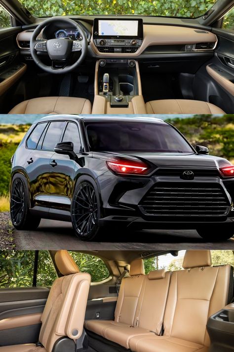 "Toyota Grand Highlander 2024: O SUV dos sonhos com espaço para toda a família, tecnologia avançada e segurança incomparável. Descubra a excelência automotiva!" Toyota Family Car, Toyota Suv Highlanders, 2024 Suv Cars, 2024 Toyota Grand Highlander, Toyota Grand Highlander 2024, Toyota Sequoia 2024, Grand Highlander 2024, Suvs For Women Vehicles, Infinity Suv