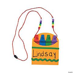 Save on 1st Day of School, Teaching Supplies & Stationery | Oriental Trading Name Tag Craft, Name Tag Necklace, Name Tag For School, September Crafts, Res Life, School Week, Back To School Crafts, Teaching Supplies, Red Room