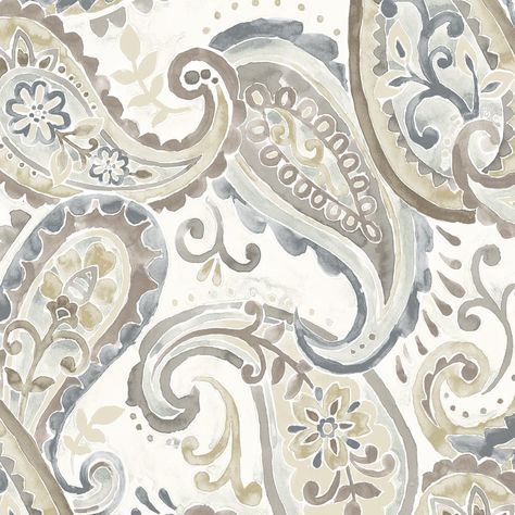 CovingtonFabric&Design on Instagram: “PIPER is a lively paisley print that was inspired by a watercolor painting. We wanted to create a new and playful look for a paisley. This…” Paisley Art Painting, Paisley Watercolor, Paisley Print Pattern, Modern Paisley, Abstract Paisley, Design Club, Paisley Wallpaper, Pattern Design Inspiration, Textile Prints Design