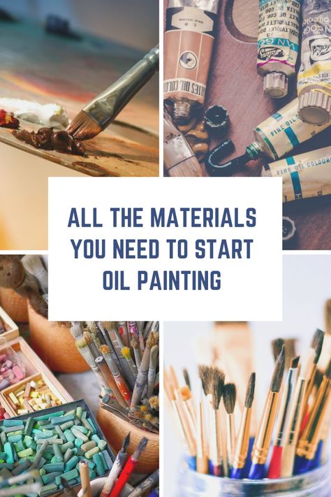 Oil Paint Materials, Starting Oil Painting, Oil Painting Set Up, Easy Oil Painting Ideas, Oil Painting Materials, Oil Paint Set, Oil Painting Tips, Oil Painting For Beginners, Digital Painting Portrait