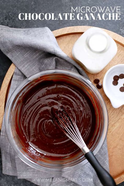 This two ingredient Microwave Chocolate Ganache comes together in less than five minutes and is amazing on it’s own or as a glaze, sauce or filling for your favorite dessert. #ganache #chocolate #dessertfoodrecipes #easydessert #microwave Glaze Sauce, Two Ingredient, Dessert Simple, Food Stamps, Favorite Dessert, Chocolate Dessert Recipes, Waffle Recipes, Sweet Tarts, Best Dessert Recipes