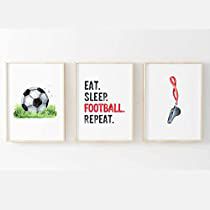 Boys Bedroom Wall Art, Football Prints, Art Football, Boys Football, Football Accessories, E.t Art, Childrens Artwork, Football Wall, Football Poster