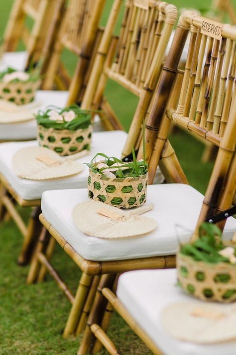 Bali Wedding Ideas, Eco Friendly Wedding Decor, Wedding Ceremony Decorations Indoor, Bamboo Wedding, Wedding In Bali, Diy Food Gifts, Boho Chic Living Room, Dinner Party Decorations, Wedding Party Ideas