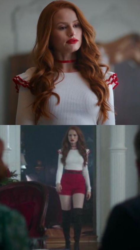 Cheryl Riverdale Outfits, Cheryl Outfits Riverdale, Riverdale Outfits Cheryl, Cheryl Blossom Inspired Outfits, Cheryl Blossom Outfits Inspired, Riverdale Outfits Ideas, Cherly Riverdale Outfits, Cheryl Blossom Outfits, Cherry Blossom Outfit