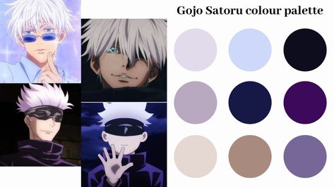 Anime Palette, Website Color Palette, Color Design Inspiration, Bracelet Inspo, Drawing Inspo, Anime Eyes, Color Pallets, Colour Palette, Jujutsu Kaisen