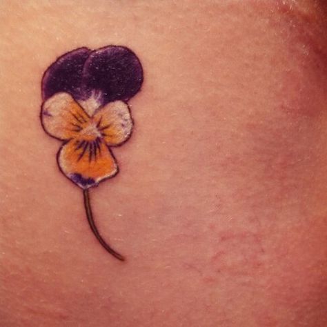 My violet Tattoo-Johnny Jump Ups for my Noni <3 #violets #tattoo #ribcage @hmayberry Johnny Jump Up Tattoo, Violets Tattoo, Tattoo Ribcage, Tattoos 2023, Violet Tattoo, Johnny Jump Up, Matching Tats, Jumping Jack, Up Tattoo