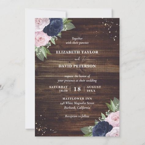 Rustic Wedding Invitations Diy Templates, Rustic Wedding Invitations Diy, Pink Eucalyptus, Rustic Wedding Party, Blue And Blush Wedding, Burgundy And Blush Wedding, Gold Glitter Wedding, Wedding Rose Gold, Pink Floral Wedding