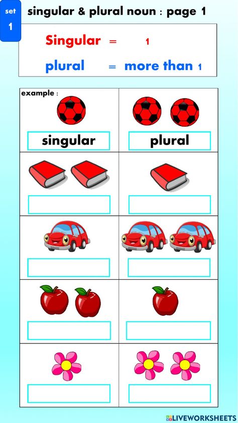 Singular Nouns And Plural Nouns, Singular And Plural Nouns Worksheet, Singular Plural Nouns, Good Morning Letter, Plural Nouns Worksheet, Writing Sentences Worksheets, Singular Plural, Parts Of A Sentence, Writing Sentences