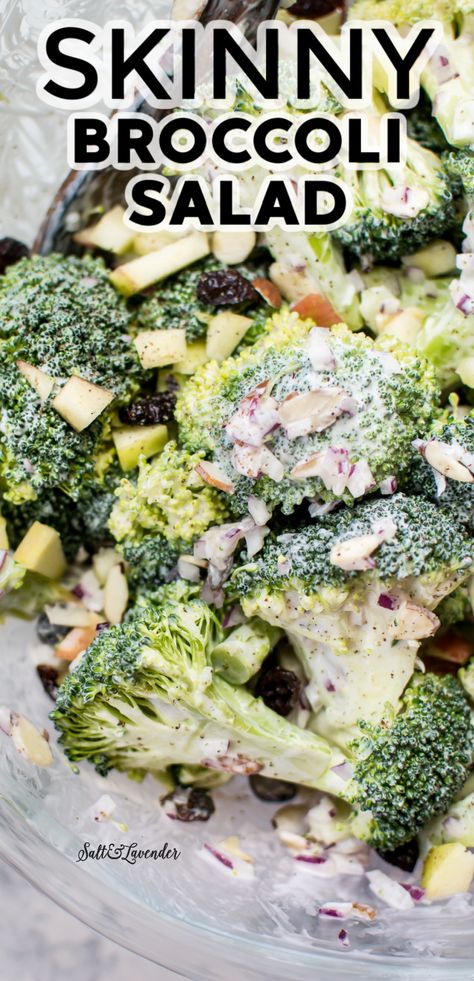 Broccoli Salad Dressing Recipe, Light Broccoli Salad, Broccoli Salad Recipe Healthy, Broccoli Salad Dressing, Budget Salad, Keto Broccoli Salad, Best Broccoli Salad Recipe, Easy Broccoli Salad, Healthy Broccoli Salad