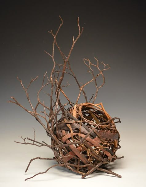 Current Inventory - Art Baskets Inventory Art, Laurel Branch, Contemporary Baskets, Twig Art, Willow Weaving, Pine Needle Baskets, Deco Nature, Deco Floral, Driftwood Art