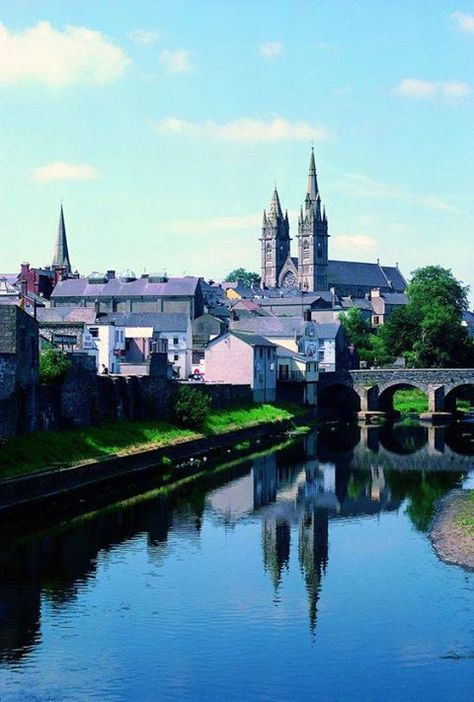 The town of Omagh in County Tyrone, Northern Ireland. Northern Ireland