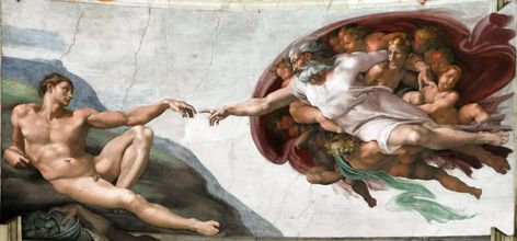 Michelangelo Buonarroti. The Creation Of Adam Michel Angelo, Michelangelo Paintings, Sistine Chapel Ceiling, The Creation Of Adam, Albrecht Durer, Vatican Museums, Sistine Chapel, Rocky Horror, Oil Painting Reproductions