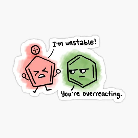 Chemistry Stickers, Chemistry Drawing, Biology Jokes, Biology Ideas, Chemistry Quotes, Chemistry Puns, Chemistry Projects, Chemistry Art, Nerd Aesthetic