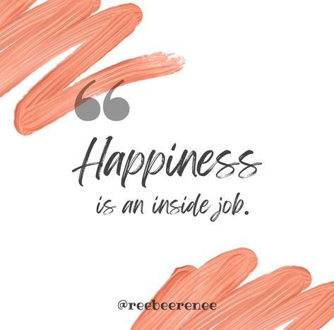 Happiness is an inside job. - It has literally nothing to do with anything or anyone else. It has everything to do with you! 🙂 #happiness #insidejob #happy #happinessquotes #behappy Happiness Is An Inside Job, Inside Job, Done With You, Happiness Is, Positive Thoughts, Happy Quotes, Fall Colors, Quotes, Quick Saves