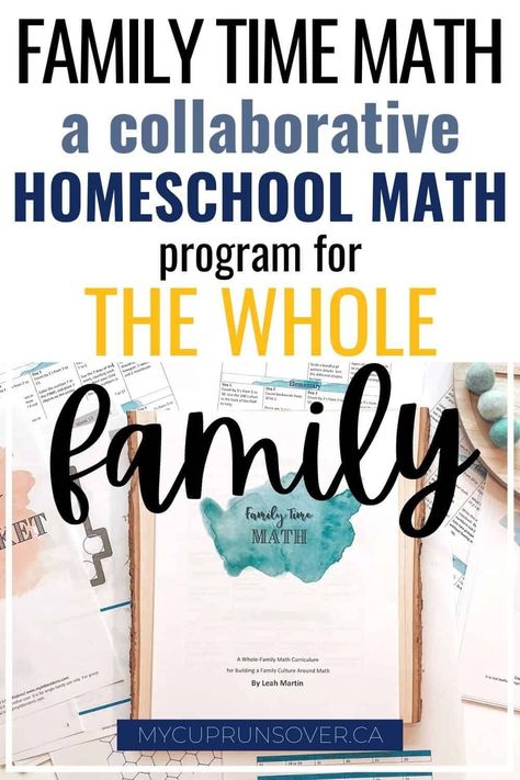 Math should be fun, but it often doesn't feel that way, even in a relaxed homeschool setting. Family Time Math is a new homeschool math curriculum that helps bring some of the wonder back into homeschool math. 1st Grade Math Curriculum, Unschooling Math, Homeschool Math Curriculum, Consumer Math, First Grade Lessons, Free Homeschool Curriculum, Homeschool Worksheets, Homeschool Elementary, Math Workbook