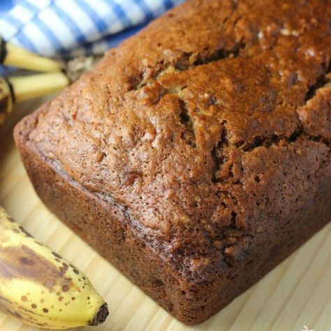 There's only one banana bread recipe fit for the royal family, and thanks to former Buckingham Palace chef Darren McGrady, now you can make it too. This regal recipe is a favorite of Queen Elizabeth, Prince William, and Prince Harry, although Her Majesty prefers a slightly more sophisticated banana bread recipe than the royal children, which includes raisins, walnuts, and cherries. Eat like a queen (or king) with this delicious banana quick bread. Apple Zucchini Bread, Butter Banana Bread, Spice Bread, Loaf Of Bread, Best Banana Bread, Browned Butter, Banana Nut Bread, Fall Breakfast, Nut Bread