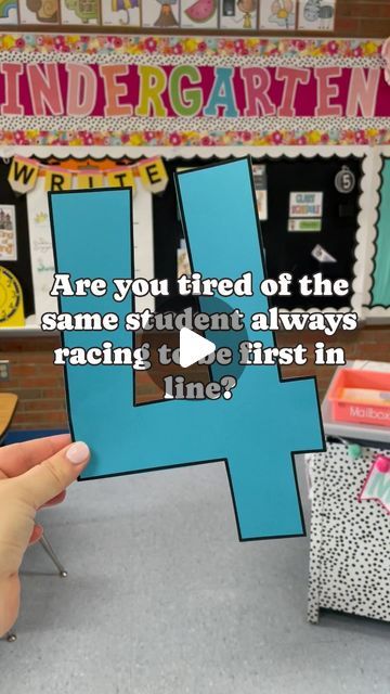 Mrs. Morrow on Instagram: "If you’re like me, you have a million +1 strategies for lining students up in order to avoid mass chaos. Maybe you call students by groups, or colors; maybe you have a Line Leader or a Student of the Day. 

But there are always those few students who continually race, budge, and argue about where to stand in line. (There’s something “Elite” about being first and last in the kindergarten line.) 🤷‍♀️

Want to nip it in the bud? Try the 4 trick!

🏃Assign your frequent flyers a special number. (I always use 4. Why? I don’t really know. I started using it several years ago, and it just kind of stuck.) Make sure the entire class knows that Johnny is always going to be #4 in line. That’s his special place, so nobody can argue with him about it. 

Why it works:

⭐️It’s Line Up Classroom Ideas, About Friends, Standing In Line, Behavior Management, Kindergarten Teachers, Feeling Special, Teacher Life, Johnny Was, You Call