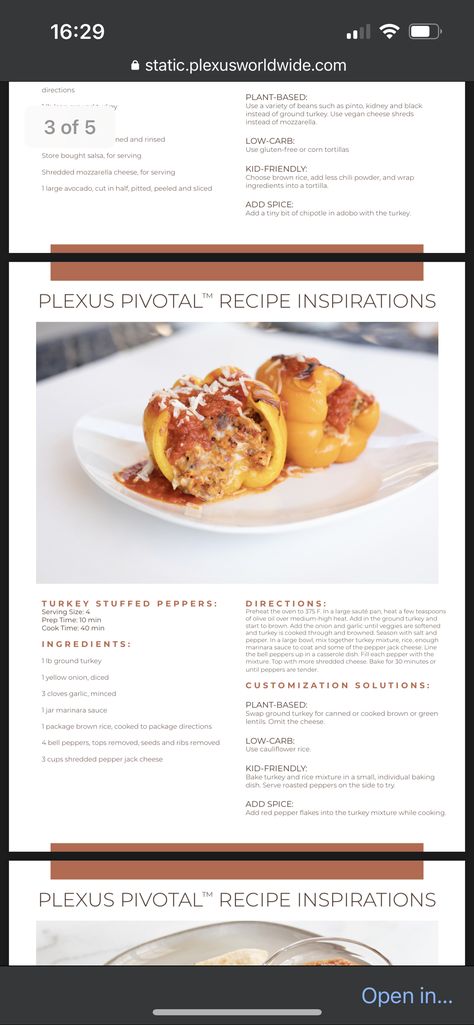 Plexus Recipes Meals, Plexus Reset Schedule, Plexus Recipes, Emotional Solar Plexus Authority, Plexus Products Information, Stuffed Peppers Turkey, Plexus Worldwide, Corn Tortillas, Shredded Mozzarella