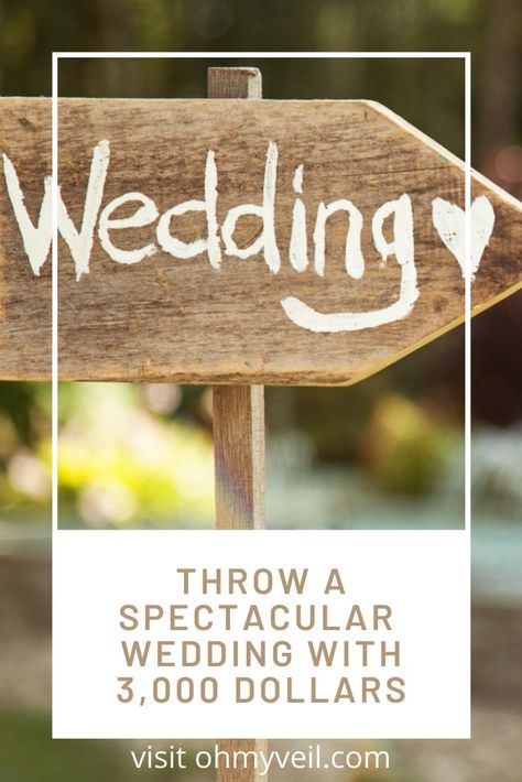 Can you really pull off a nice wedding on a $3000 budget? Not without some good ideas and that's what I have to share with you: some creative budget wedding ideas that won't break the bank! But don't stress--they may be "budget" ideas, but they don't have to be "cheap?" #budgetwedding #budgetweddingideas 3000 Wedding Budget, 5 Thousand Dollar Wedding Budget, $500 Wedding Budget, Wedding Budget Break Down 15000, Wedding Budget Hacks Saving Money, How To Spend Your 15000 Wedding Budget, Wedding Throw, Diy Wedding On A Budget, Low Budget Wedding