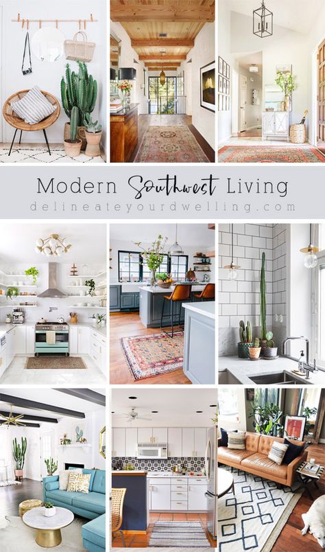 Modern Southwest Design, Modern Southwestern Decor, Southwest Living Room, Modern Southwest Decor, Southwestern Kitchen, Southwestern Living Room, Southwest Modern, Southwest Living, Southwest Home Decor