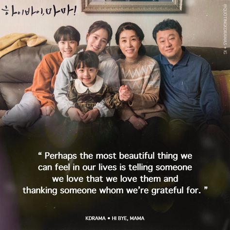 Hi Bye Mama Hi Bye Mama Quotes, Hi Bye Mama, Kdrama Pics, Kdramas Quotes, Korea Quotes, Mama Quotes, Quotes Drama Korea, K Quotes, Likeable Quotes