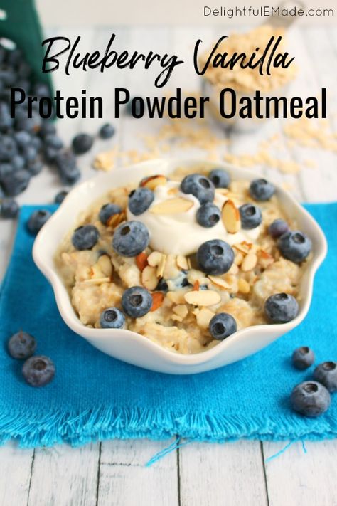 Whey Protein Oatmeal, Proats Protein Oatmeal, Vanilla Protein Oatmeal, Oatmeal With Protein, Protein Powder Recipe, Stovetop Oatmeal, Anabolic Recipes, Vanilla Protein Shake, Oat Breakfast