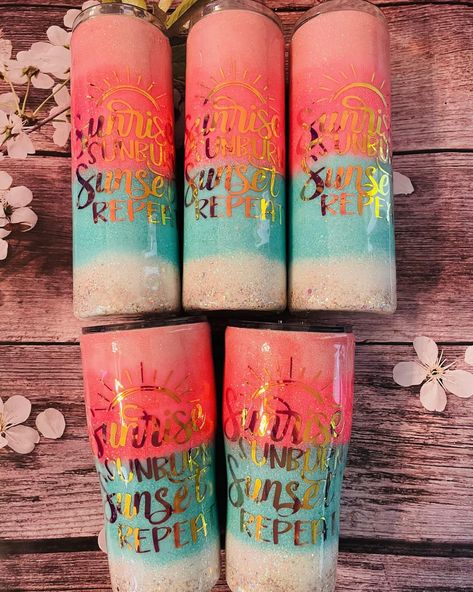 20oz Personalized Beach tumblers $25 +shipping PM to order Venmo and PayPal accepted #customtumblersforyou #glittertumblers #createyourpersonalizedtumbler #personalizedgiftsbymetallickreations Beach Tumblers, May 13, Tumbler, On Instagram, Quick Saves, Instagram