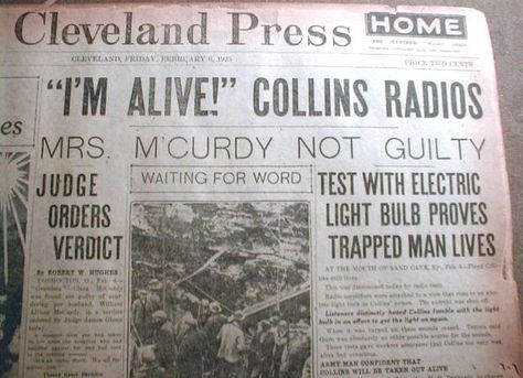 9 1925 newspapers FLOYD COLLINS Mammoth Cave KENTUCKY (03/19/2008) Decades Aesthetic, Floyd Collins, Mammoth Cave Kentucky, Create A Book Cover, Mammoth Cave, Historical Newspaper, Phil Collins, Newspaper, Kentucky