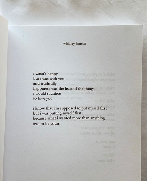 Whitney Hansen Poetry, Whitney Hanson Poems, When You Feel Lost, One Of Those Days, Personal Quotes, Poetry Books, Her. Book, Writing Tips, Book Club Books