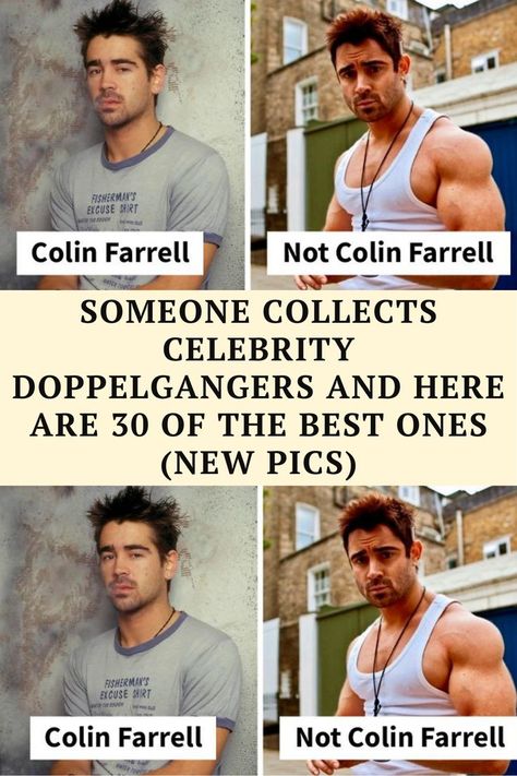 While many people dream of looking like their favorite celebrities, copying everything from their Celebrity Doppelganger, Neil Patrick Harris, Spotlight Stories, Steve Aoki, Colin Farrell, Richard Branson, Bruce Willis, Downey Junior, Sylvester Stallone