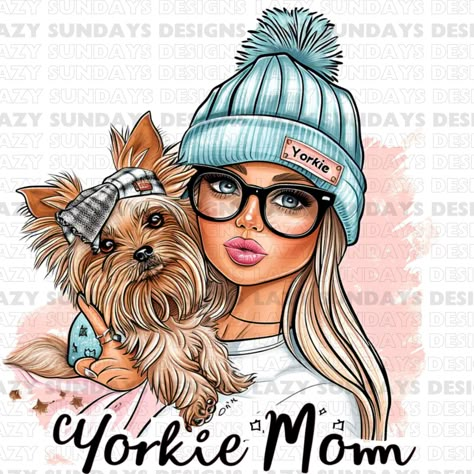 Maltese Shih Tzu, Mama Sublimation, Yorkie Moms, Yorkie Terrier, Yorkie Lovers, Disney Images, Yorkshire Terrier Puppies, Yorkie Dogs, Mom Art