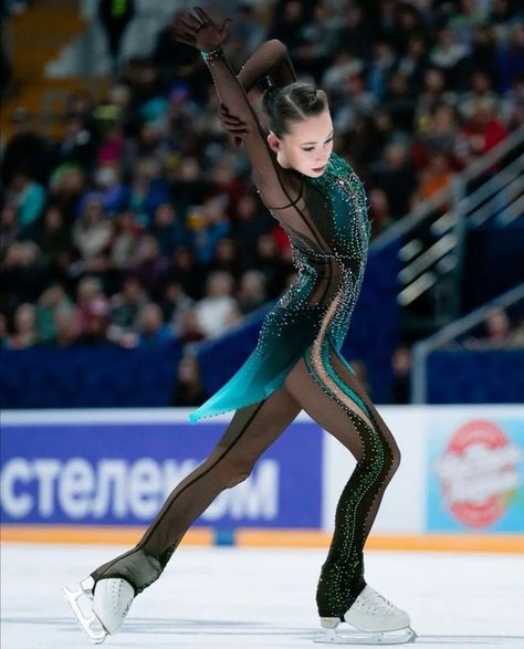 Unitard Outfit, Ice Skating Competition, Welcome To Earth, Skating Competition, Skating Costume, Skate 3, Russian Figure Skater, Figure Skating Costumes, Ice Skating Dresses