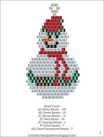 Christmas Snow Man Seed Bead Earrings Charm pg 2 Brick Stitch Christmas Ornaments, Brick Stitch Christmas Patterns, Delica Beaded Earrings Free Pattern, Christmas Seed Bead Earrings, Brick Stitch Pattern Free, Beadwork Patterns Free Seed Bead Tutorials, Beaded Jewelry Patterns Free, Beaded Earrings Patterns Free, Free Seed Bead Patterns