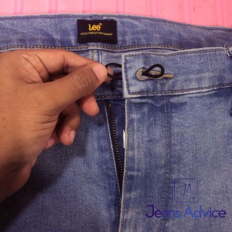 How to Make Jeans Waist Bigger - [DIY - 4 Methods] How To Loosen Pants Waist, How To Increase Waist Size Of Pants, How To Enlarge Jeans Waist, How To Tighten Jeans Waist With Hair Tie, How To Loosen Waist Of Jeans, Make Pants Bigger In Waist, How To Make Pants Bigger In The Waist, Big Pant, Fashion Upcycle