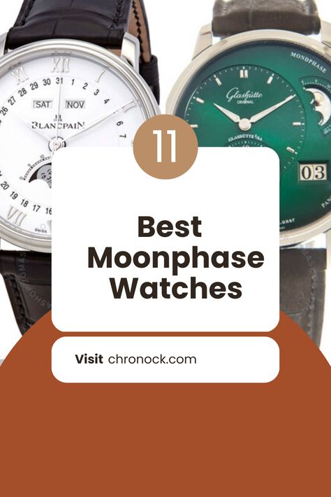 Embark on a celestial journey as we unveil the best Moonphase watches, timepieces that not only tell time but also capture the mystique of the moon’s cycle. These watches are more than mere accessories; they are a bridge between the ancient art of horology and the timeless allure of the night sky. Whether you’re a... Omega Co Axial, Moonphase Watch, Rolex Cellini, Moon Watch, Raymond Weil, Eco Drive, Best Watches For Men, Moon Phases, Omega Speedmaster