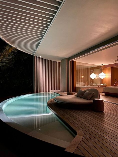 Dream Balcony, Hotel Interior Design, Indoor Swimming, Dream House Rooms, Luxury Homes Dream Houses, Dream House Interior, Futurism, Dream House Exterior, Home Room Design